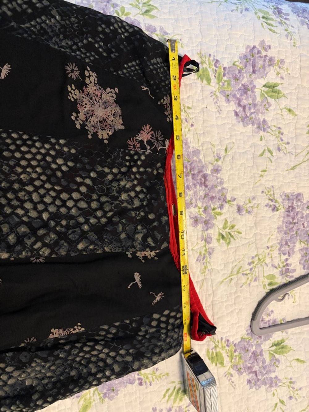 Free People Black maxi skirt with - Picture 3 of 3